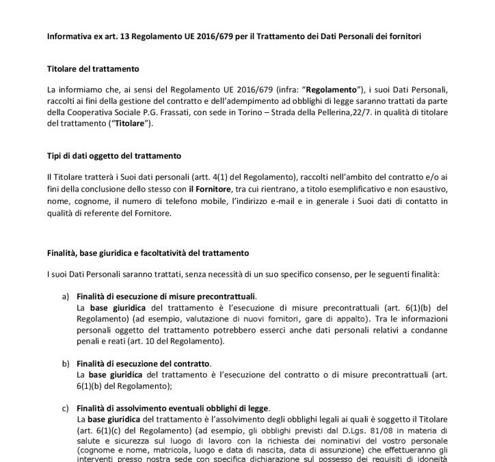 thumbnail of Informativa fornitori (v2.0 2018-07-03) sito internet