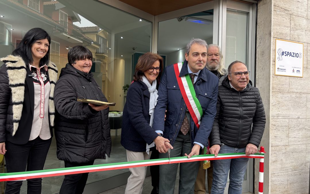 Inaugurato Spazio 5 a Trofarello: un luogo pensato per la socialità e le persone