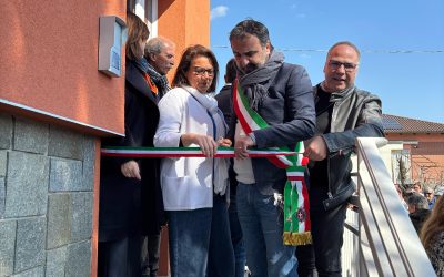 Inaugurato il bene confiscato alle mafie di via Ungaretti 2 a Moncalieri: uno spazio restituito alla comunità